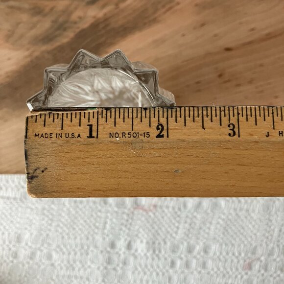 Noritake 7” Crystal Bud Vase Satin Leaves - Germany Discontinued - Picture 6 of 6